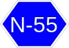 National Highway 55 shield}}