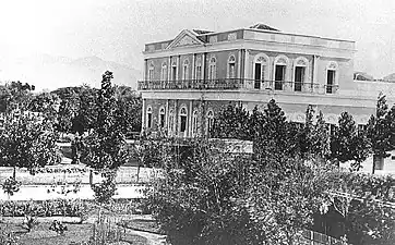 Leopoldina Palace, Rio de Janeiro. Acquired in 1865 to be residence to Princess Leopoldina of Brazil, her husband Prince Ludwig August of Saxe-Coburg and Gotha and their children. It was demolished in 1930.