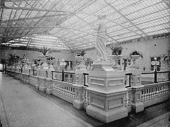 The "Conservatory Floor" (7th floor) of the original Palace Hotel c.1895