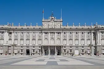 Royal Palace of Madrid, by Jean Bautista Sachetti, 1735–1764