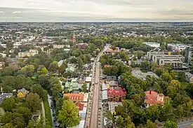 Aerial view of Palanga