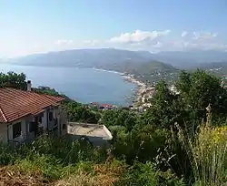 Palinuro seen from the surrounding hills