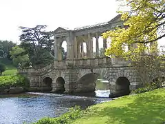 Flowing under the Palladian Bridge at Wilton House