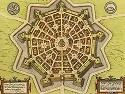 Palmanova in 1600