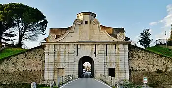 The monumental gate Aquileia