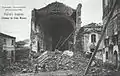 The destroyed church of San Rocco in Palmi, Calabria