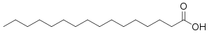 Palmitic acid structure