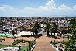 Panoramic view of Metepec