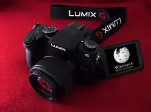 A Panasonic Lumix camera