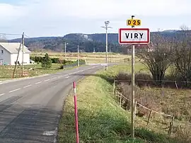 The road into Viry