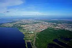 Aerial view of Ciudad Guayana