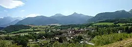 A panorama of Saint-Maurice-en-Trièves