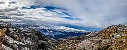 Panoramic view of Qartaba, Byblos District