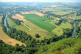 A hillside view of Saint-Omer