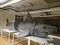 Papier-mâché shark