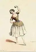 The ballet dancer Carlotta Grisi as the Romani Paquita (1844)