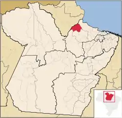 Location in the State of Pará