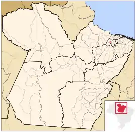 Location in the State of Pará