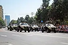 Otokar Cobras during 2011 Baku Military Parade