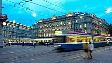 Paradeplatz, heart of Zürich's financial centre