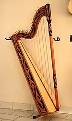 A Paraguayan harp; the Chilean is very similar