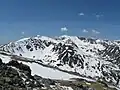 Parângu Mare peak view from Găuri peak