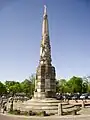 The pyramid of the Bois de Vincennes, built by King Louis XV in 1731. He opened the park to the public.