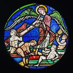 The Resurrection of the dead (late 12th century) (Musée de Cluny)