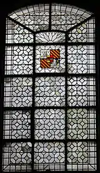 white stained glass to maximize light