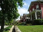 Homes along Park Avenue.