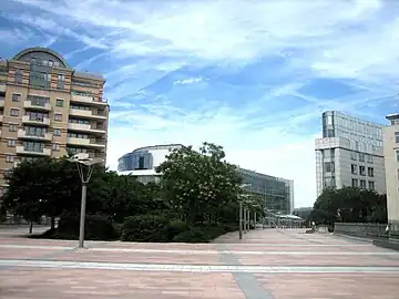 The southern segment of the Mall, looking north