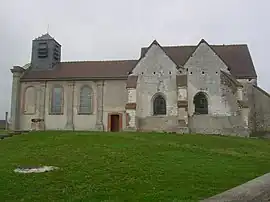 The church in Pars-lès-Romilly