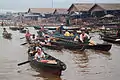 Muara Kuin floating market in Banjarmasin, South Kalimantan, Indonesia