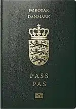 Three images of the covers of passports