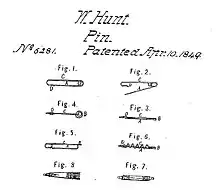 Safety pin  Patent 6281