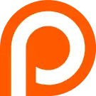 The orange logo of Patreon