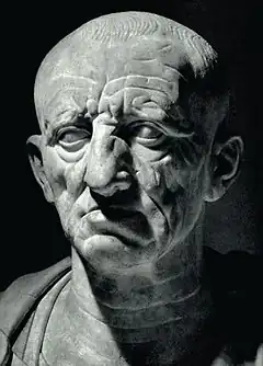 The Patrician Torlonia bust, believed to be of Cato the Elder. 1st century BC