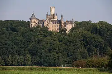 A picture of Marienburg Castle