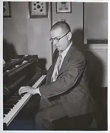 Paul Wittgenstein playing the piano