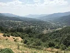 Vank as seen from Gandzasar Monastery