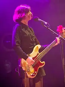 Lenchantin with Pixies in 2014