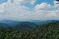 The Titiwangsa Mountains seen from a layby along the East-West Highway near Gerik, Perak.