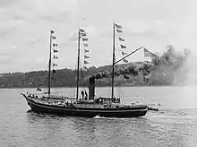 SS Roosevelt in 1909, prior to her 1917–1919 service as the "Pribilof tender."