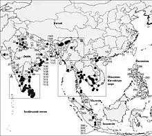 Map of range