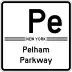 Pelham Parkway marker