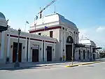 The heritage-listed building of the now closed Peloponnese Station, 2007.