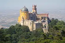 Pena Palace in Sintra, Portugal.