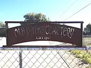 Entrance of the Old Paths Cemetery