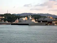 KD Perak at Boustead Naval Shipyard before the handing over to the Royal Malaysian Navy.