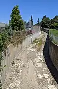 Permanente Creek Diversion Channel behind Blach Middle School in Los Altos